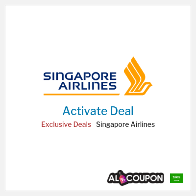 Special Deal for Singapore Airlines Exclusive Deals