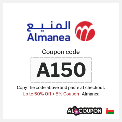 Coupon discount code for Almanea Up to 50% Discounts + 5% Coupons