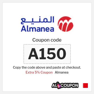 Coupon discount code for Almanea Up to 85% Discounts + 5% Coupons