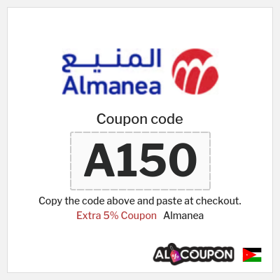 Coupon discount code for Almanea Up to 85% Discounts + 5% Coupons