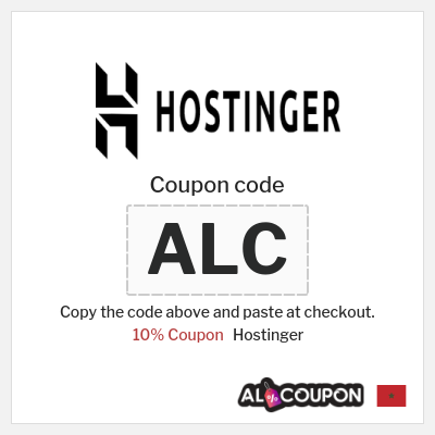 Coupon for Hostinger (ALC) 10% Coupon