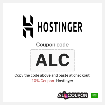 Coupon for Hostinger (ALC) 10% Coupon