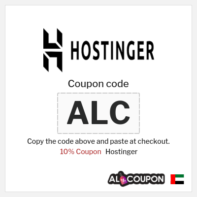 Coupon for Hostinger (ALC) 10% Coupon