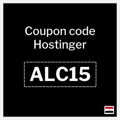 Coupon for Hostinger (ALC15) 15% Coupon
