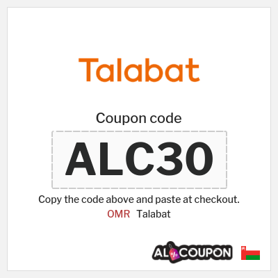 Coupon discount code for Talabat  Omani Rial OFF