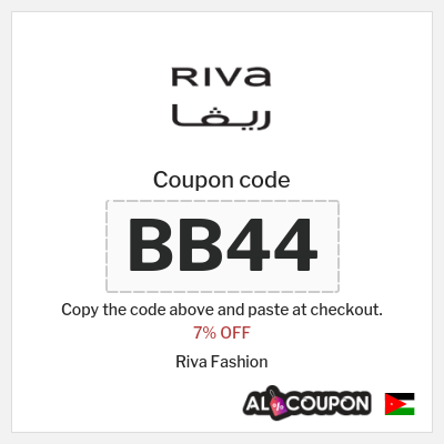 Coupon discount code for Riva Fashion Exclusive 7% OFF