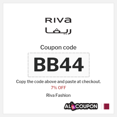 Coupon discount code for Riva Fashion Exclusive 7% OFF