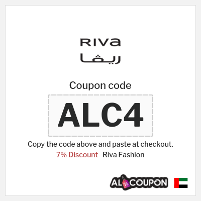 Coupon discount code for Riva Fashion Exclusive 10% OFF Coupons
