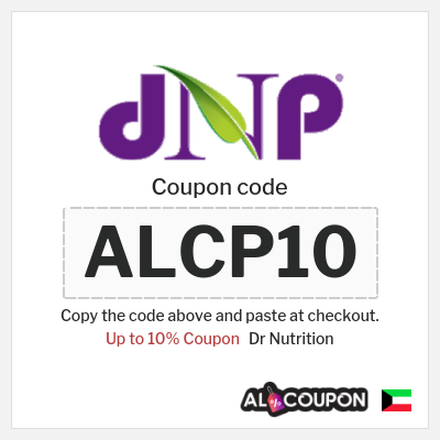 Coupon for Dr Nutrition (ALCP10) Up to 10% Coupon