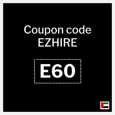 Coupon for EZHIRE (E60) 5% OFF