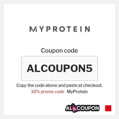 Coupon for MyProtein (ALCOUPON5) 10% promo code