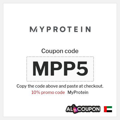 Coupon for MyProtein (MPP5) 10% promo code
