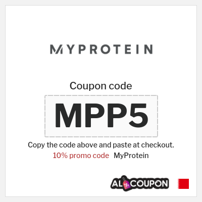 Coupon for MyProtein (MPP5) 10% promo code