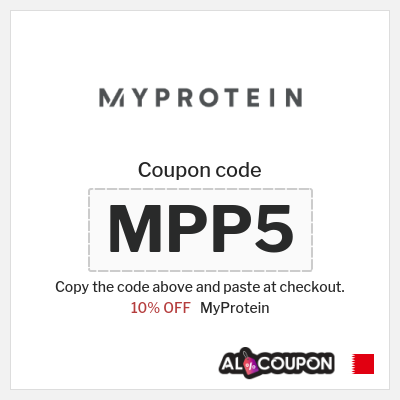 Coupon for MyProtein (MPP5) 10% OFF