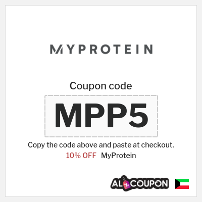 Coupon for MyProtein (ALCOUPON5) 10% OFF