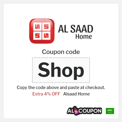 Coupon discount code for Alsaad Home Up to 75% Discount Codes & Offers