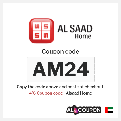 Coupon for Alsaad Home (AM24) 4% Coupon code
