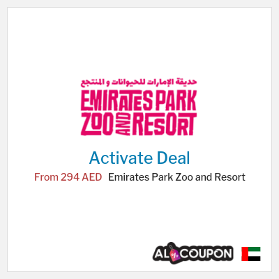 Special Deal for Emirates Park Zoo and Resort From 294 AED