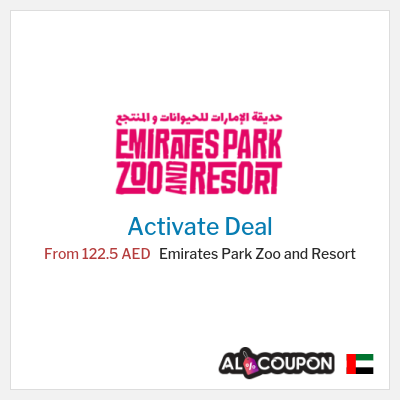 Special Deal for Emirates Park Zoo and Resort From 122.5 AED