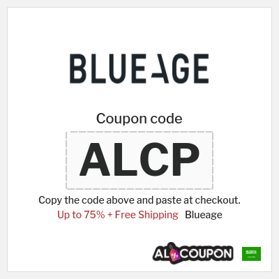 Coupon for Blueage (ALCP) Up to 75% + Free Shipping