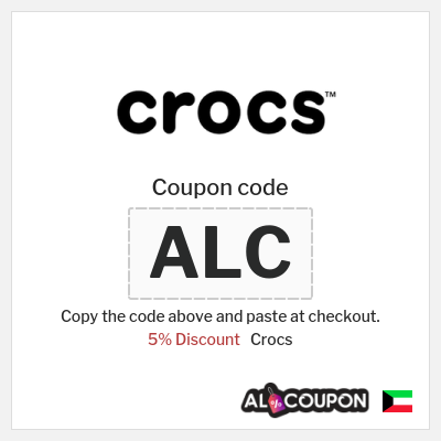 Coupon for Crocs (SAVOLL) 5% Discount