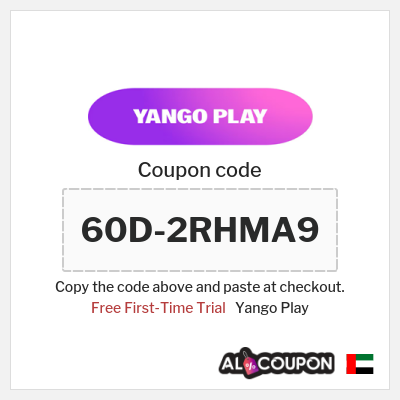 Coupon discount code for Yango Play Free Trial 60 Days