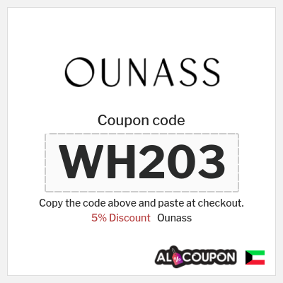 Coupon discount code for Ounass 5% Exclusive Coupon