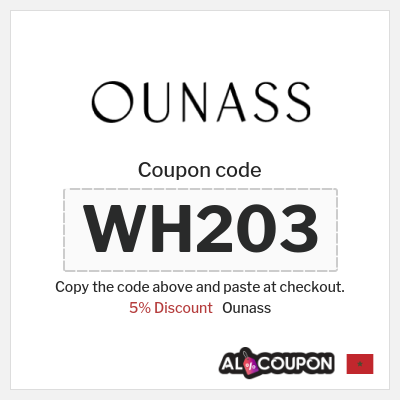 Coupon discount code for Ounass 5% Exclusive Coupon