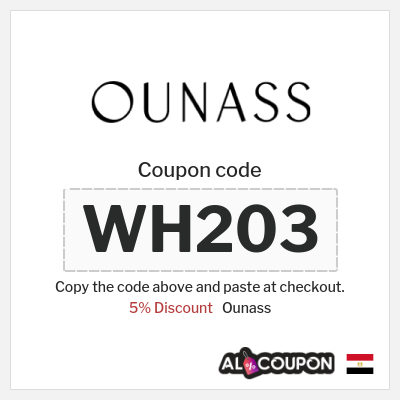 Coupon discount code for Ounass 5% Exclusive Coupon