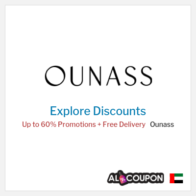 Coupon discount code for Ounass 5% Exclusive Coupon