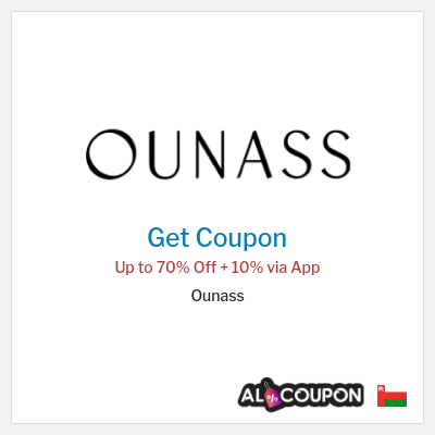 Coupon discount code for Ounass 100% Valid Coupons & Discounts