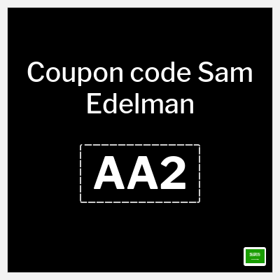 Coupon discount code for Sam Edelman 20% OFF