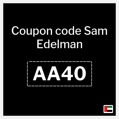 Coupon for Sam Edelman (AA40) SAR 296 Off + Coupon 20%