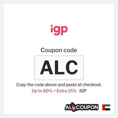 Coupon for IGP (ALC) Up to 60% + Extra 15%
