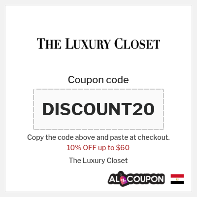 Coupon discount code for The Luxury Closet Up to $60