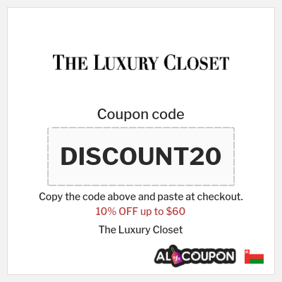 Coupon discount code for The Luxury Closet Up to $60