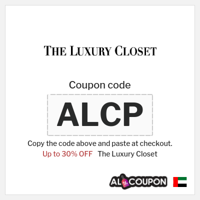 Coupon discount code for The Luxury Closet Up to $60