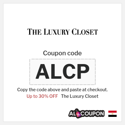 Coupon discount code for The Luxury Closet Up to $60