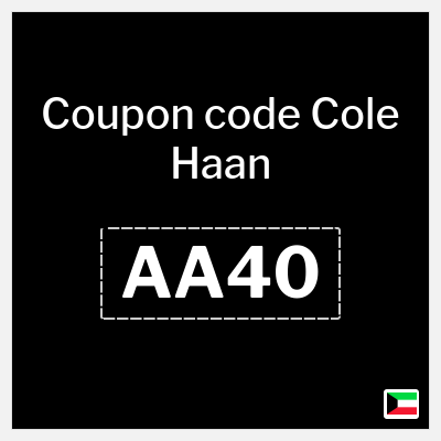 Coupon for Cole Haan (AA40) Up to 60% Off + 15% coupon