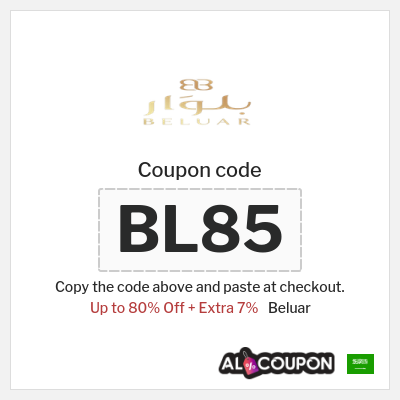 Coupon for Beluar (BL85) Up to 80% Off + Extra 7%