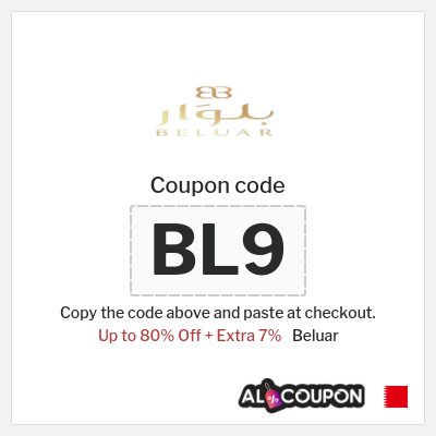 Coupon for Beluar (BL9) Up to 80% Off + Extra 7%
