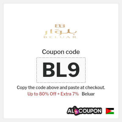 Coupon for Beluar (BL9) Up to 80% Off + Extra 7%