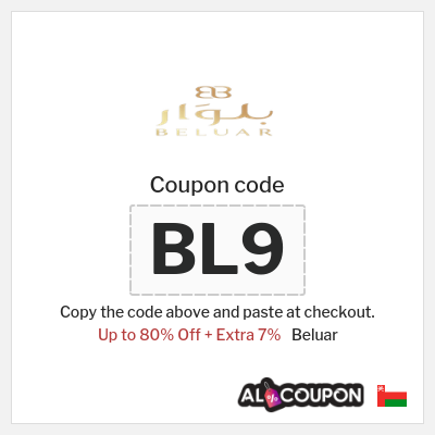 Coupon for Beluar (BL9) Up to 80% Off + Extra 7%