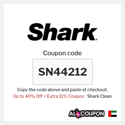Coupon for Shark Clean (SN44212) Up to 40% Off + Extra 11% Coupon