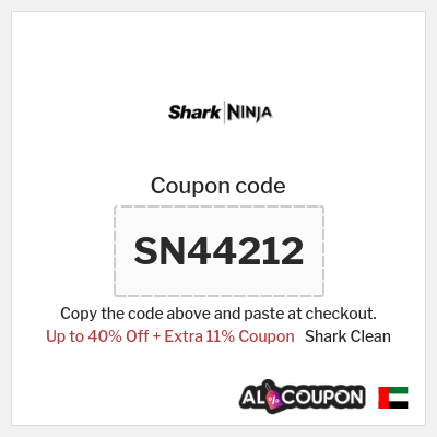 Coupon for Shark Clean (SN44212) Up to 40% Off + Extra 11% Coupon