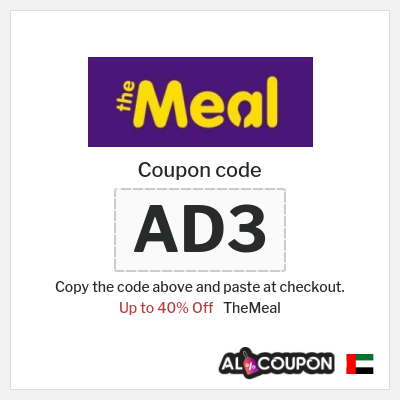 Coupon discount code for TheMeal Up to 40% OFF