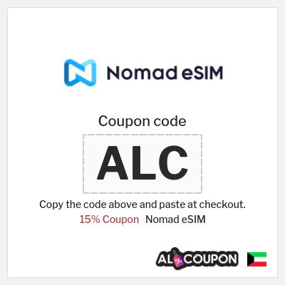 Coupon discount code for Nomad eSIM 15% Off