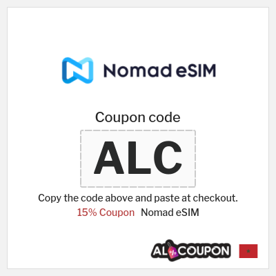 Nomad eSIM Coupon (ALC) Nomad eSIM Discount Code on All Plans
