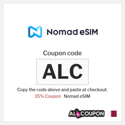 Coupon for Nomad eSIM (ALC) 15% Coupon