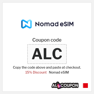 Coupon for Nomad eSIM (ALC) 15% Discount
